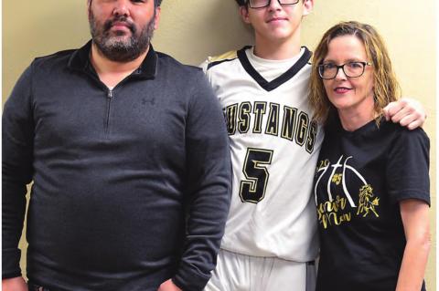 Basketball Seniors & Parents are Honored
