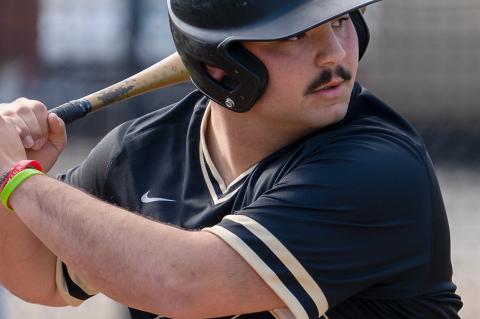 	Allen Senior Jake Hisaw hit a home run against Varnum on Tuesday 