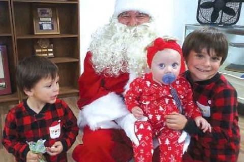 Santa Came to the Atwood Christmas Party