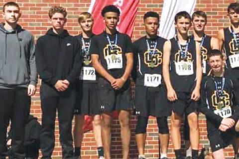Calvin 3rd place finish at the State Cross Country meet!!!