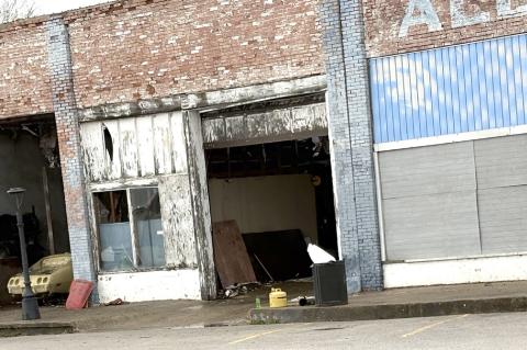 The old Ford garage and showroom