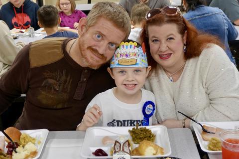 William Horn not only got to celebrate his birthday,