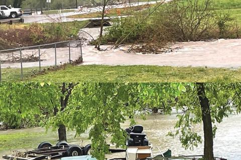 Local Rainfall Totals over 6 inches