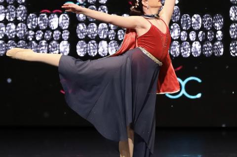 Lauren Baber performing her ballet solo