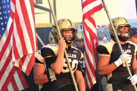 The Allen football team