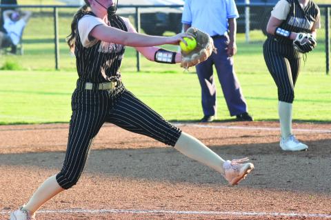 Kryslyn Stephens and the Lady Mustangs are hosting the District tournament beginning Wednesday. Allen won the first game over Savanna 14-1. The other team in the bracket is Wapanuka/Boswell