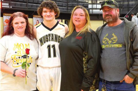 Basketball Seniors & Parents are Honored