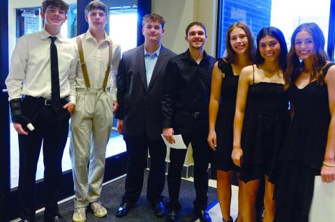 They are now seniors! Serving as ushers at graduation were Curt Carlos, Cooper Newberry, Blake Campbell, Kayd Belll, Kami Frederick, Cherish Woodward and Addison Prentice . In next week’s Advocate we will publish the High School Awards and shots from Co