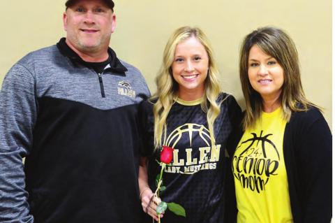 Basketball Seniors & Parents are Honored