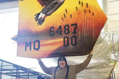 Allen Alumni Artwork on Display at Superbowl Flyover