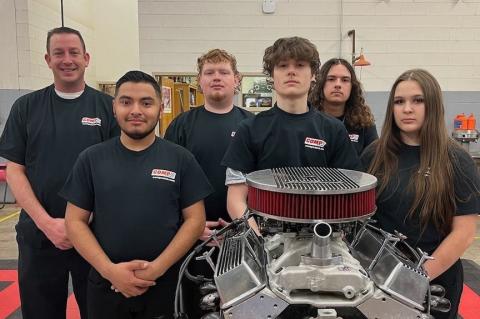 Allen Senior Hunter Boyd’s team won first place and qualified the in the Hot Rodders of America Dual to be held in Las Vegas in November