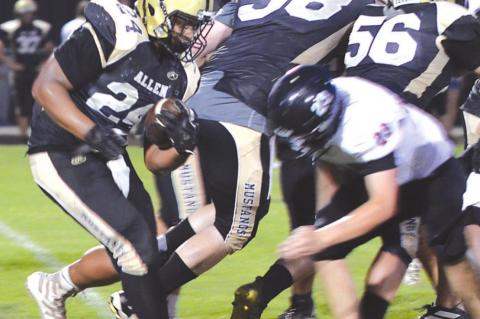 Allen Pulls Away in Second Half