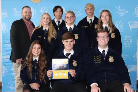 The Allen FFA Chapter Officer