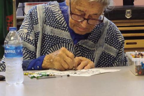 Also a special thanks to one of our favorite library patrons, Betty Finney. She is such an encourager to the kids!