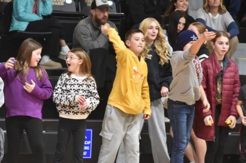 A warm night in the Allen gym, Addison Prentice and the Lady Mustangs warked over Maud the the local Duck toss is always a success