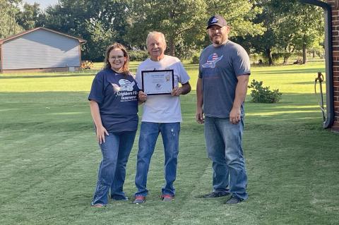 Big congrats to Skeeter Hogue, the June ‘Best Kept Yard