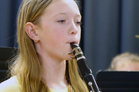 The Allen band held their annual Spring concert on Sunday afternoon