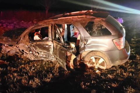 Wewoka man injured in three-vehicle crash