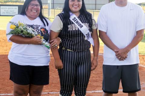 Softball Seniors Honored