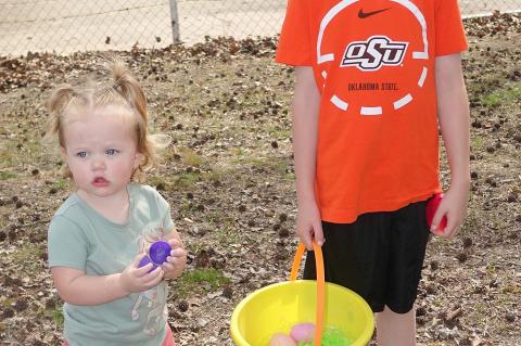 Allen Chamber of Commerce Egg Hunt held Saturday