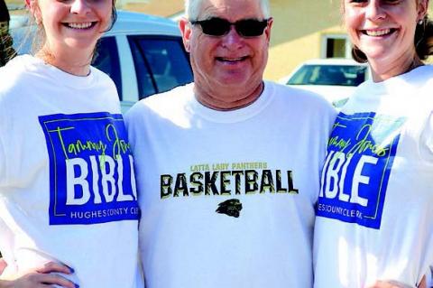 Latta basketball coach Bruce Plunk