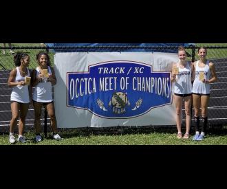 The relay team that won 2nd in the state meet in the 4x100, 4x200 and 4x400 competed in the Meet of Champions at Stroud. This team won 2nd place out of 5 teams in the relaly medley all different classes. Keilee Byrd Kiara Byrd, Kayla Nickell and Emma Tomb